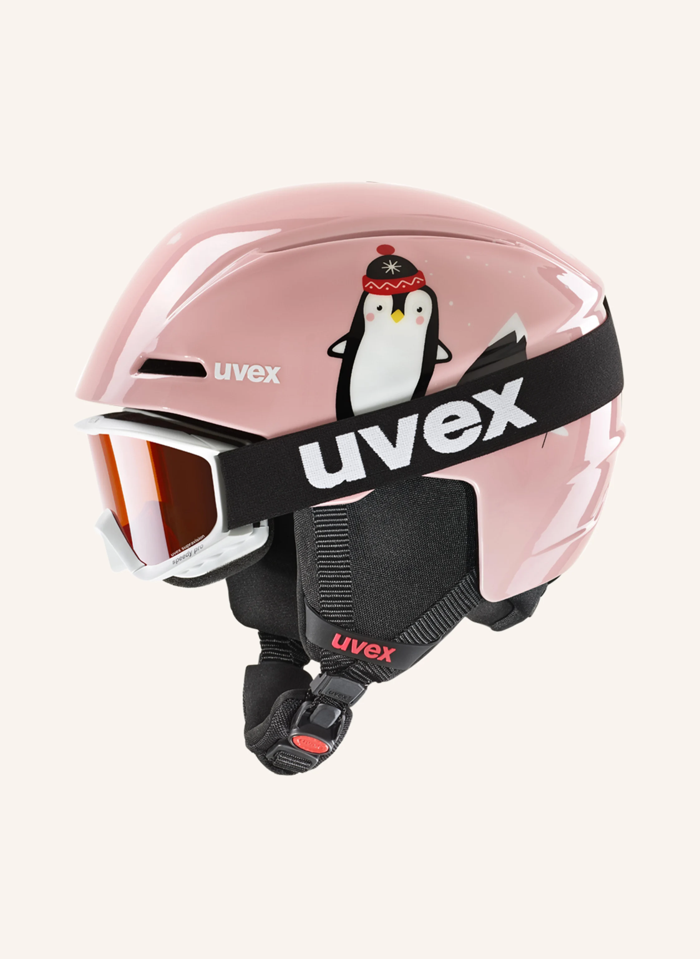 uvex Set: Skihelm VITI und Skibrille SPEEDY PRO