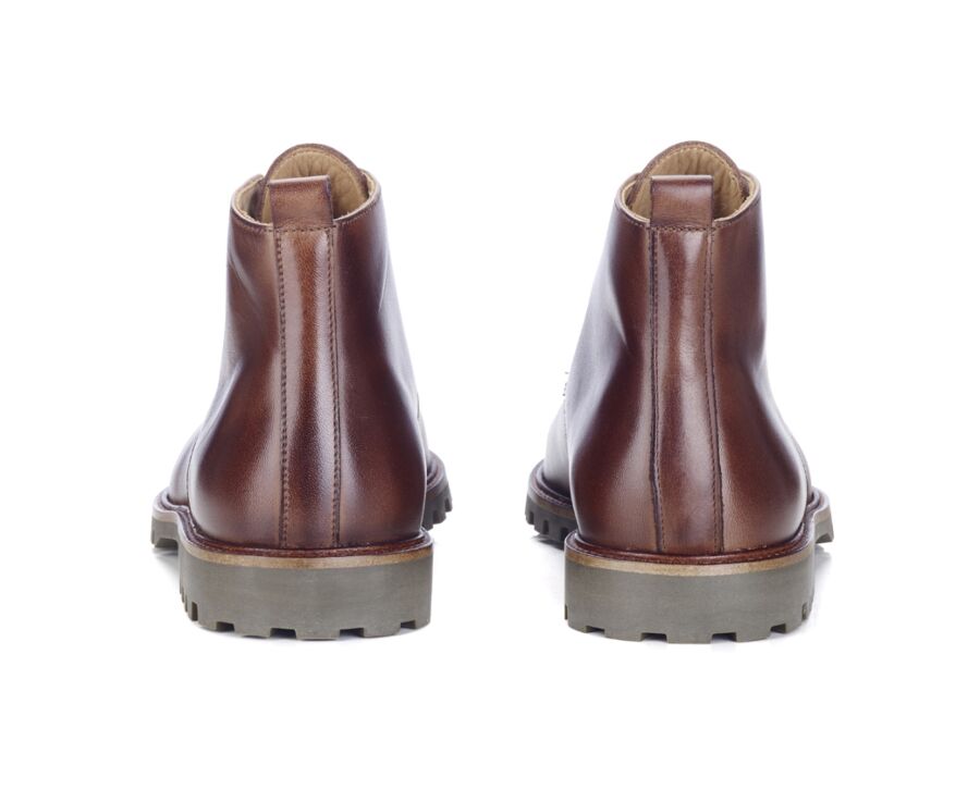 Boots semelle gomme homme Chocolat patiné - CANFIELD GOMME