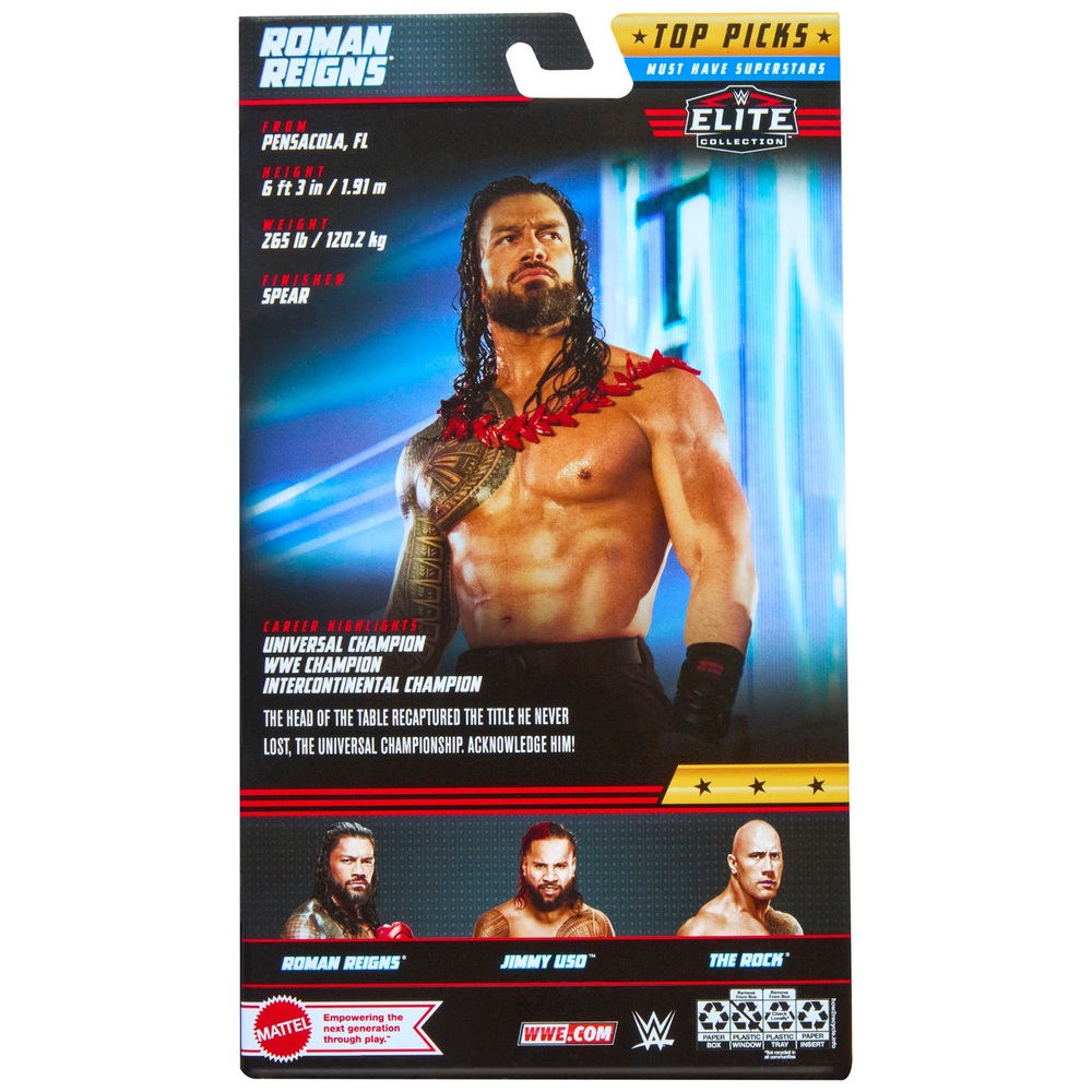 WWE Elite Collection Top Picks Roman Reigns Actionfigur