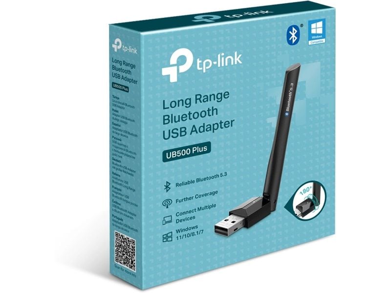 TP-Link USB-Bluetooth-Adapter UB500 Plus Langstrecken-Bluetooth-USB-Adapter
