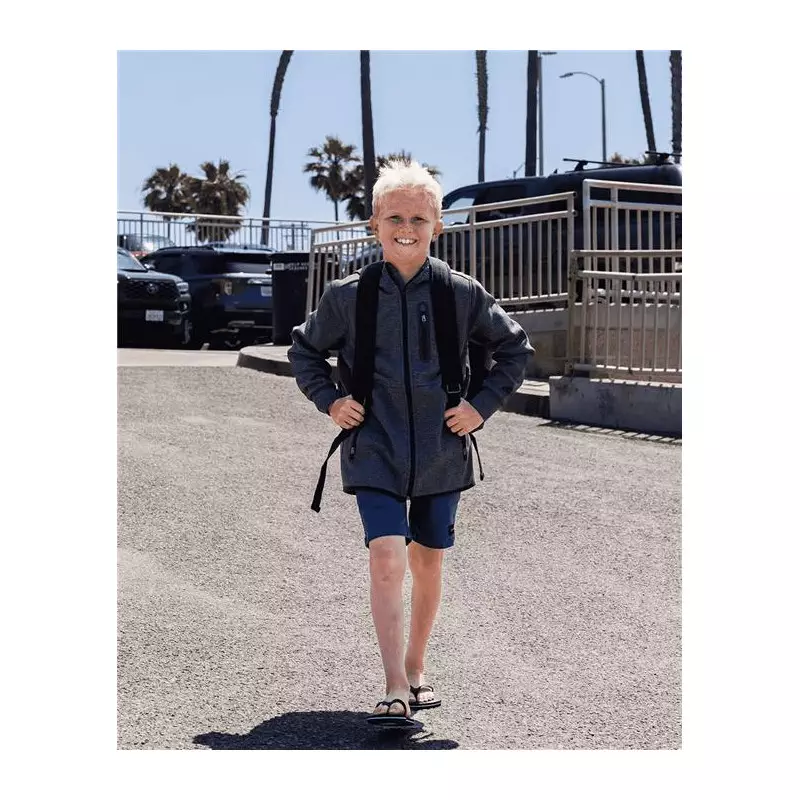 Sweat junior RIPCURL Anti Series Departed Zip -Boy Charcoal Marle