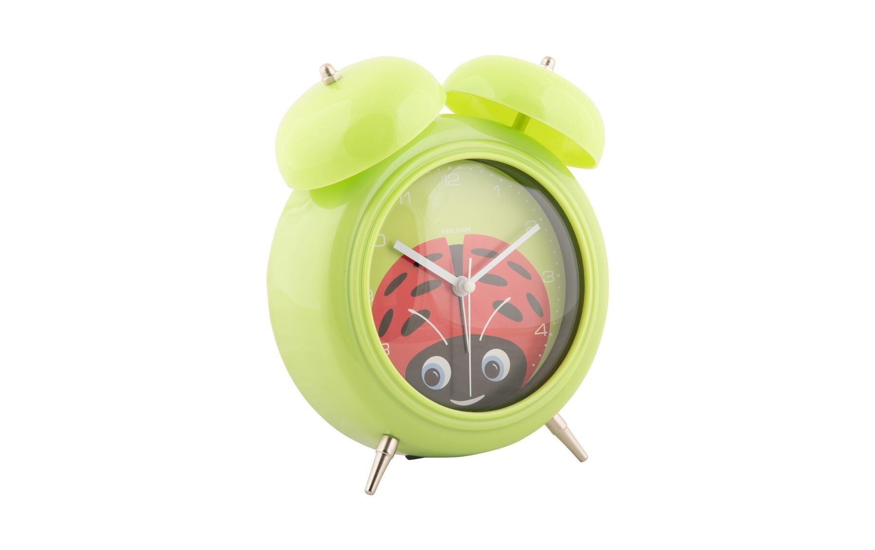 Wecker Marienkäfer GrünKinder Analog-Wecker