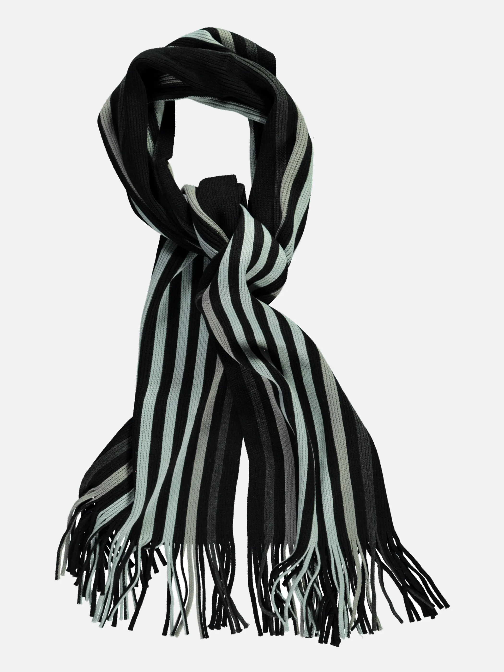 Herren Strickschal mit Streifen