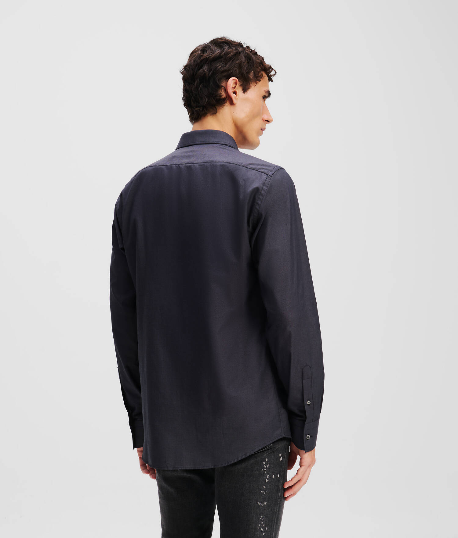 CHEMISE À BOUTONS - Carbone