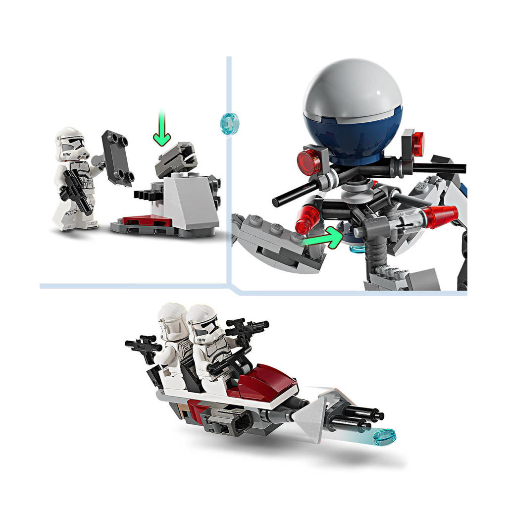 GoedClone Trooper & Battle Droid Battle Pack Bouwbaar The Clone Wars Speelgoed 75372