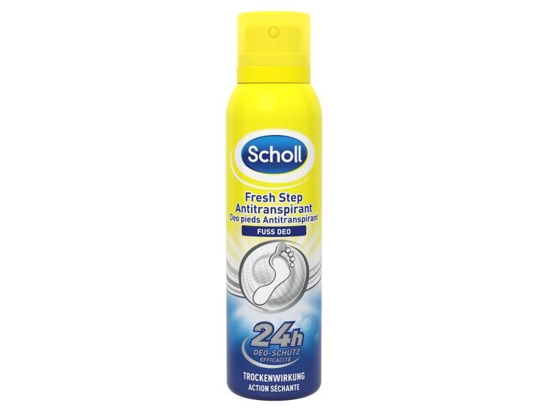 Scholl Fussdeo Fresh Step 150 ml Antitransparentes Fussdeo