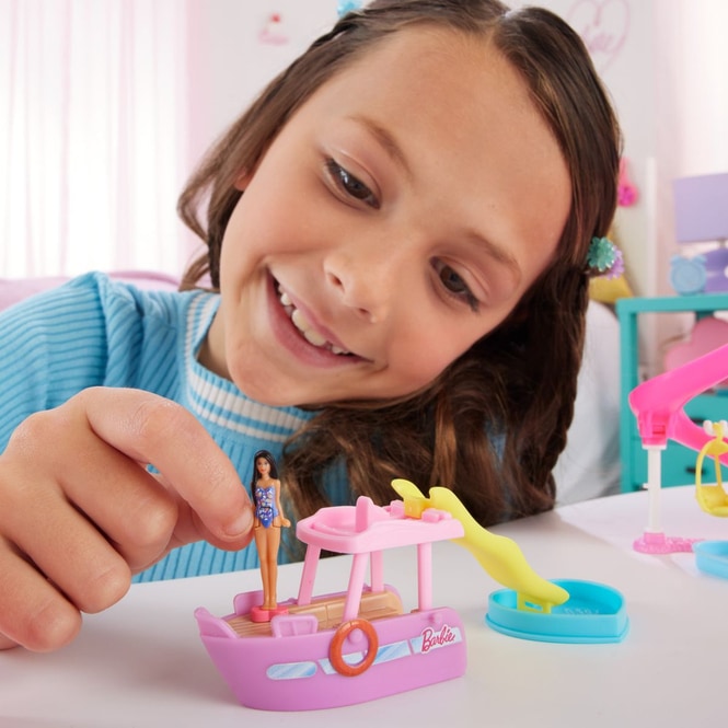 Mini BarbieLand - Traumboot mit Puppe