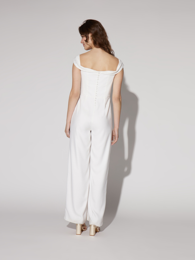 Combinaison pantalon détail dentelle