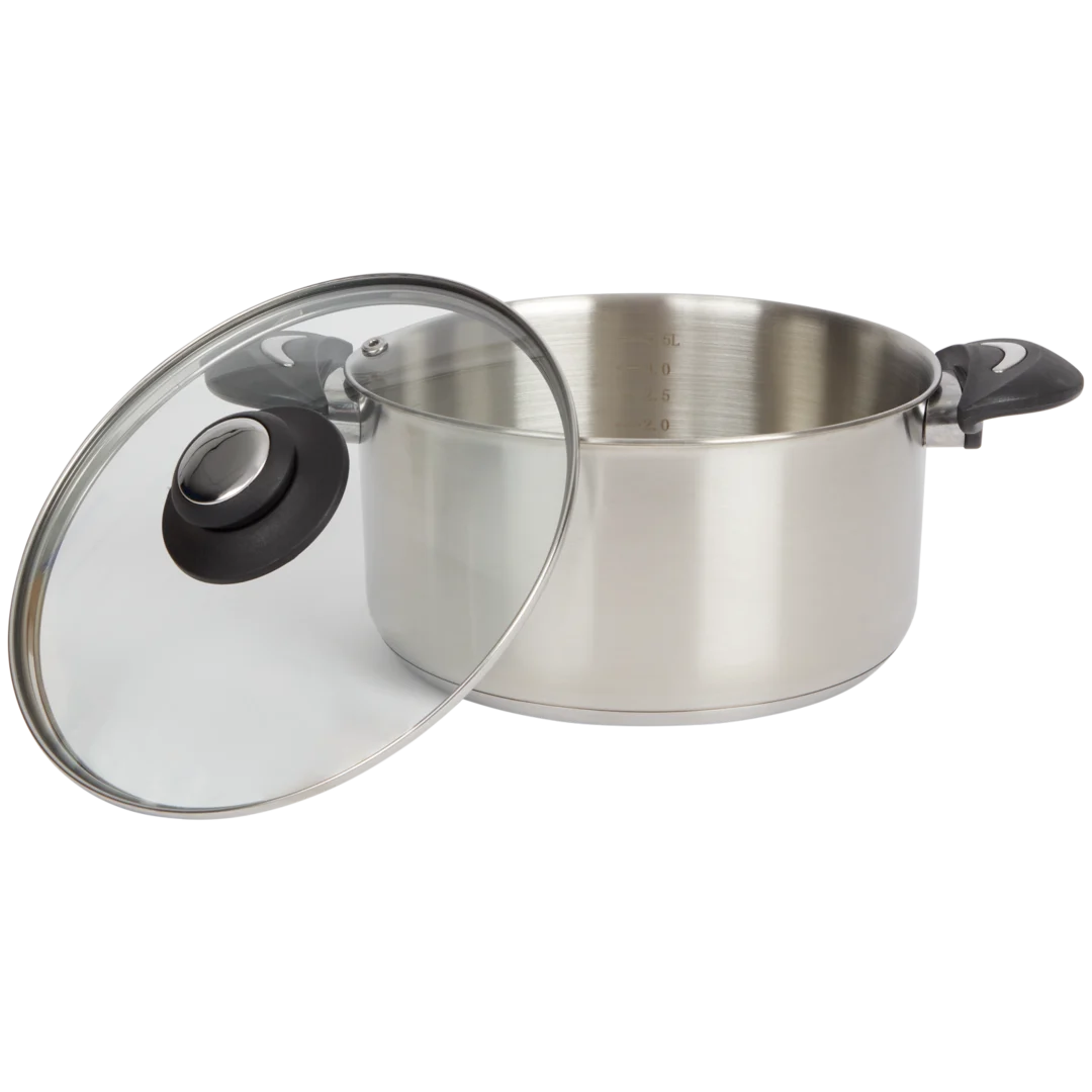 Sola kookpan met glazen deksel Ø 22 cm | 3,5 liter