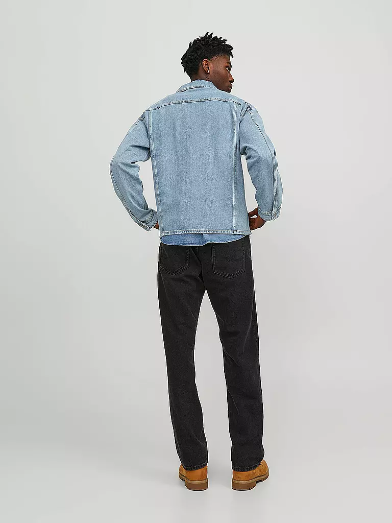 JACK & JONES Overshirt JJICHASE JJOVERSHIRT hellblau