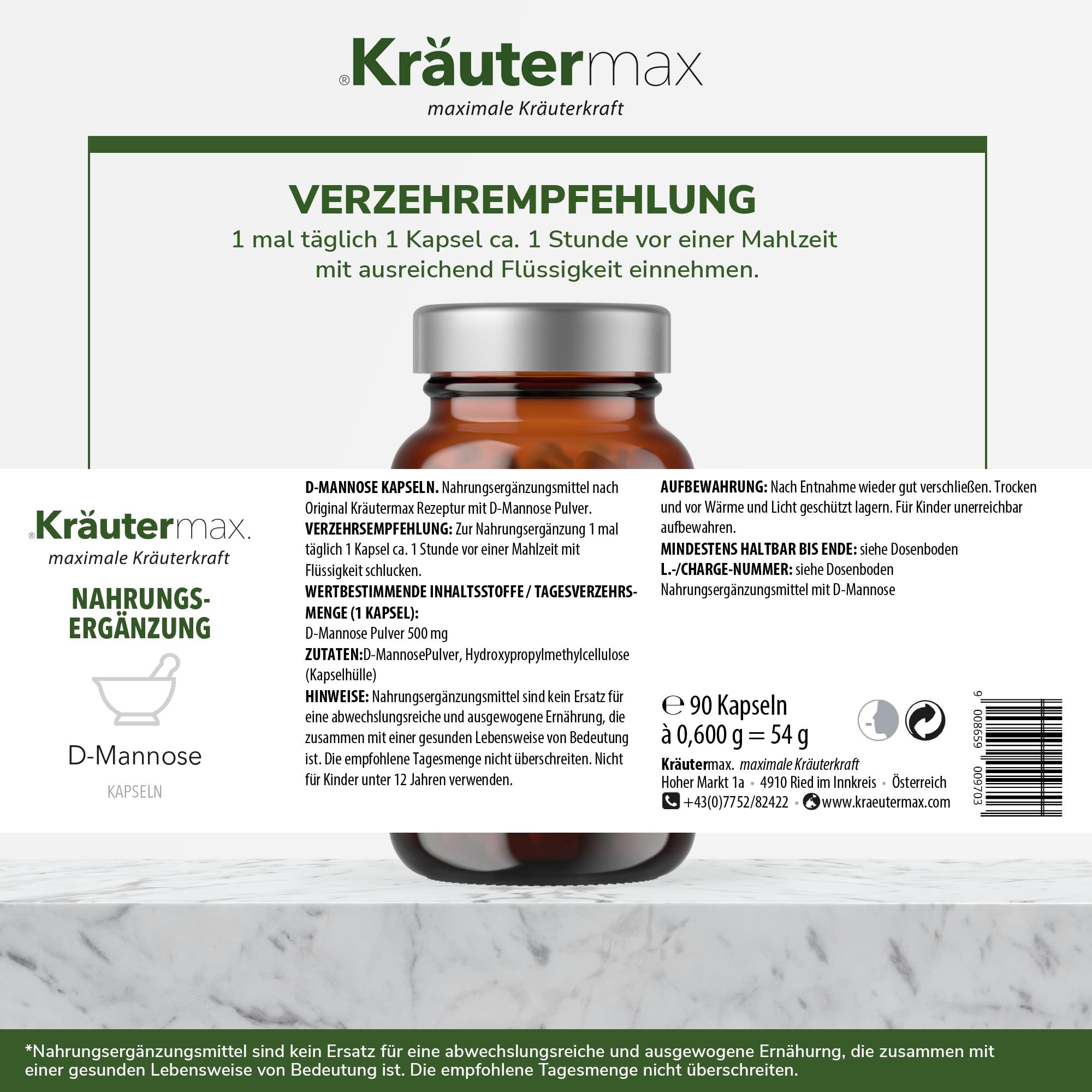 Kräutermax D-Mannose