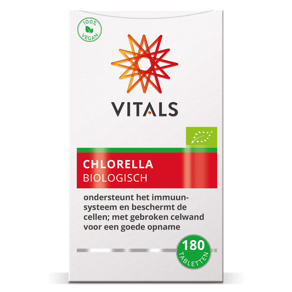 Vitals Chlorella Biologisch (180 tabletten)