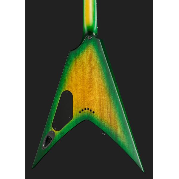 Solar Guitars V2.6LB Flame Lime Burst Matte