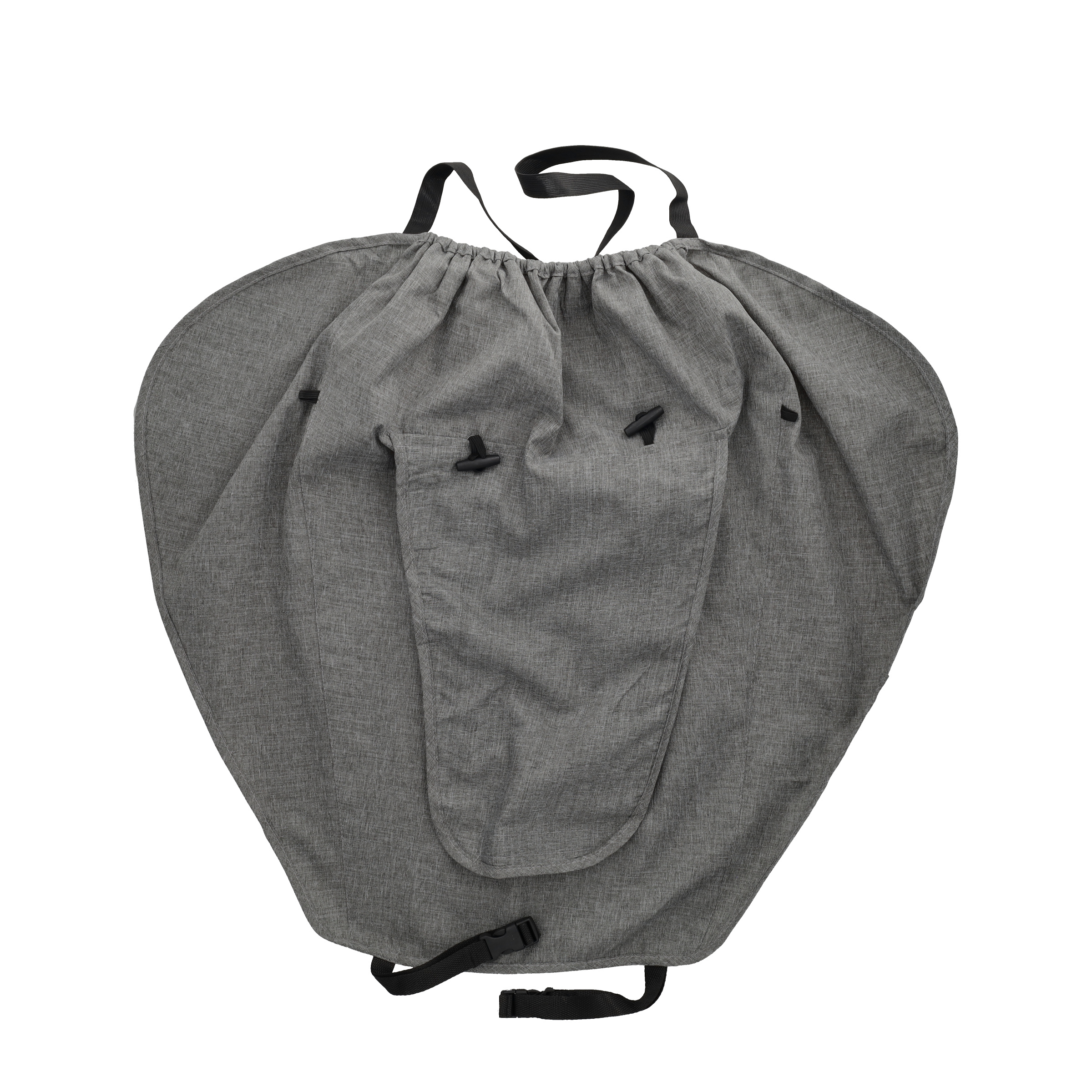 (80x60cm) Kinderwagen Sonnensegel Buggy Abdeckung Baby Sonnenschutz Schattensegel mit Sichtfenster - Grau