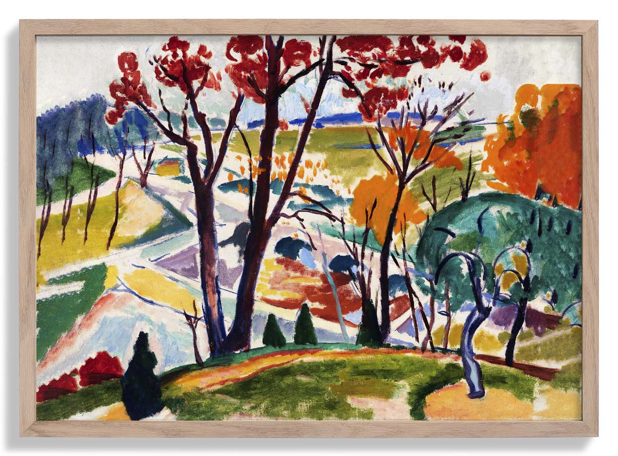 Landschaft, Brücke, Huntingdon Valley von Henry Lyman