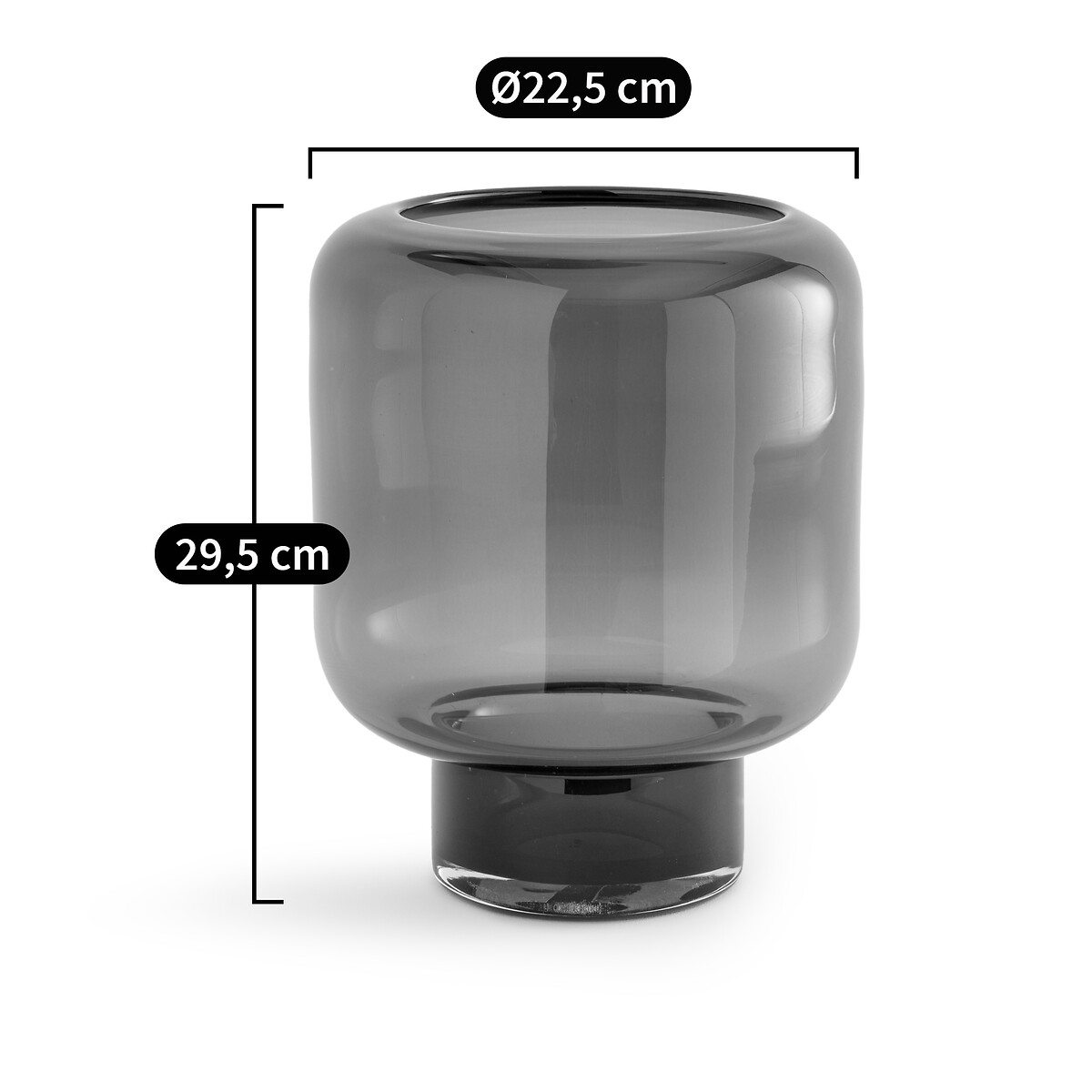 AM.PM<br>Vaso de vidro, 29,5 cm de altura, Rondi