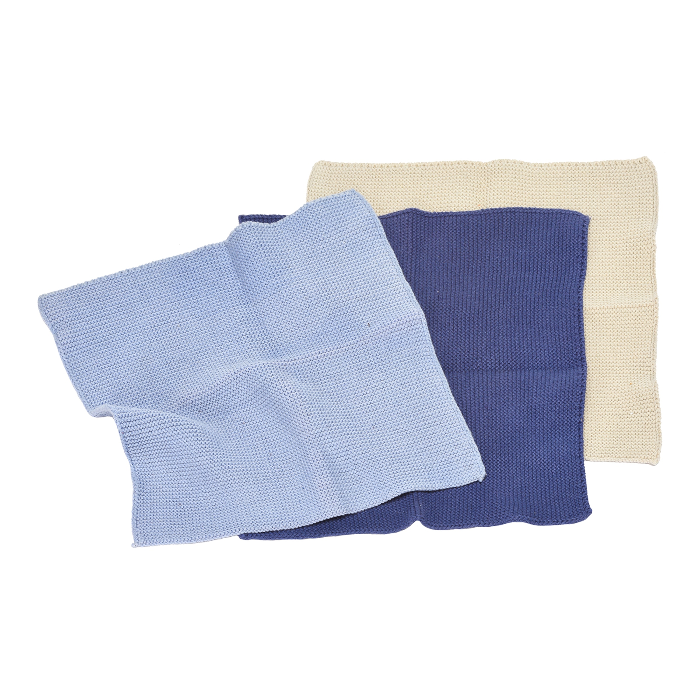 blau, L 28 x B 28 cm, 3-teilig