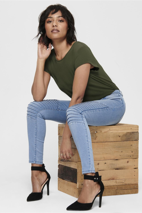Only groene dames t-shirt