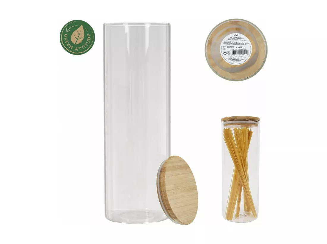 Bocal en verre - 2 L - Cuisine