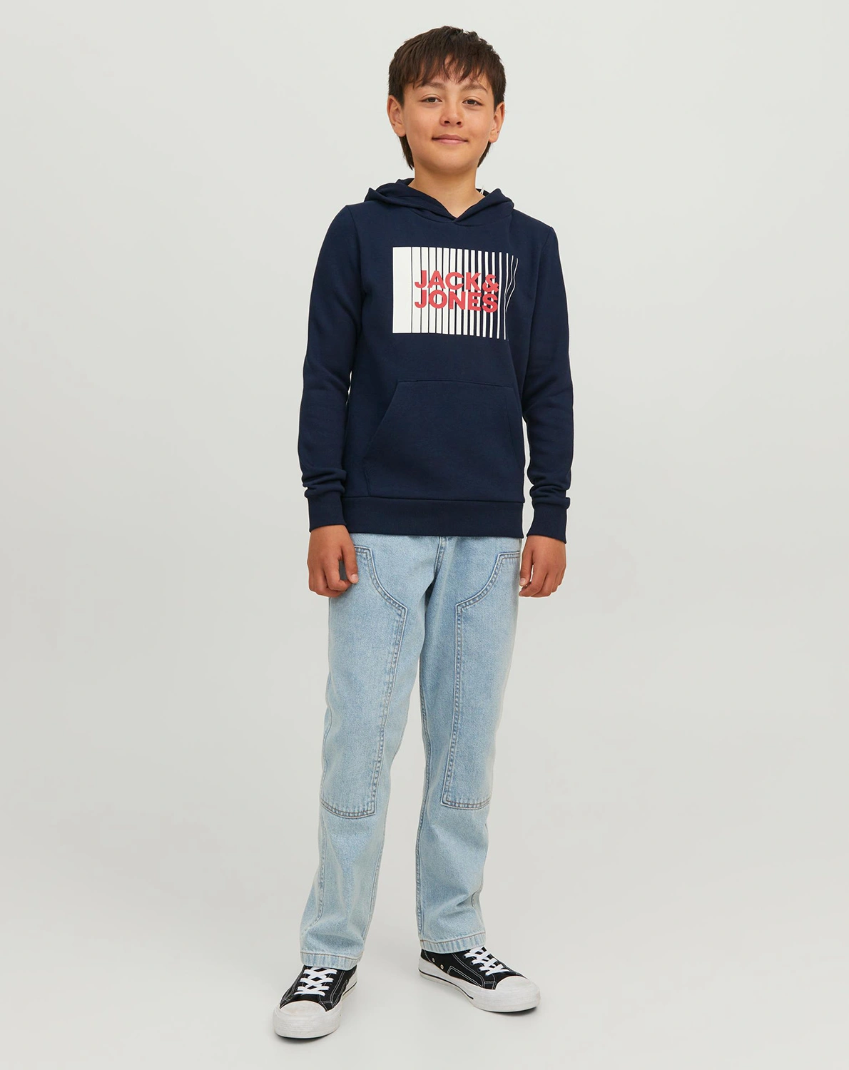 Kapuzenpullover LOGO in navy blazer