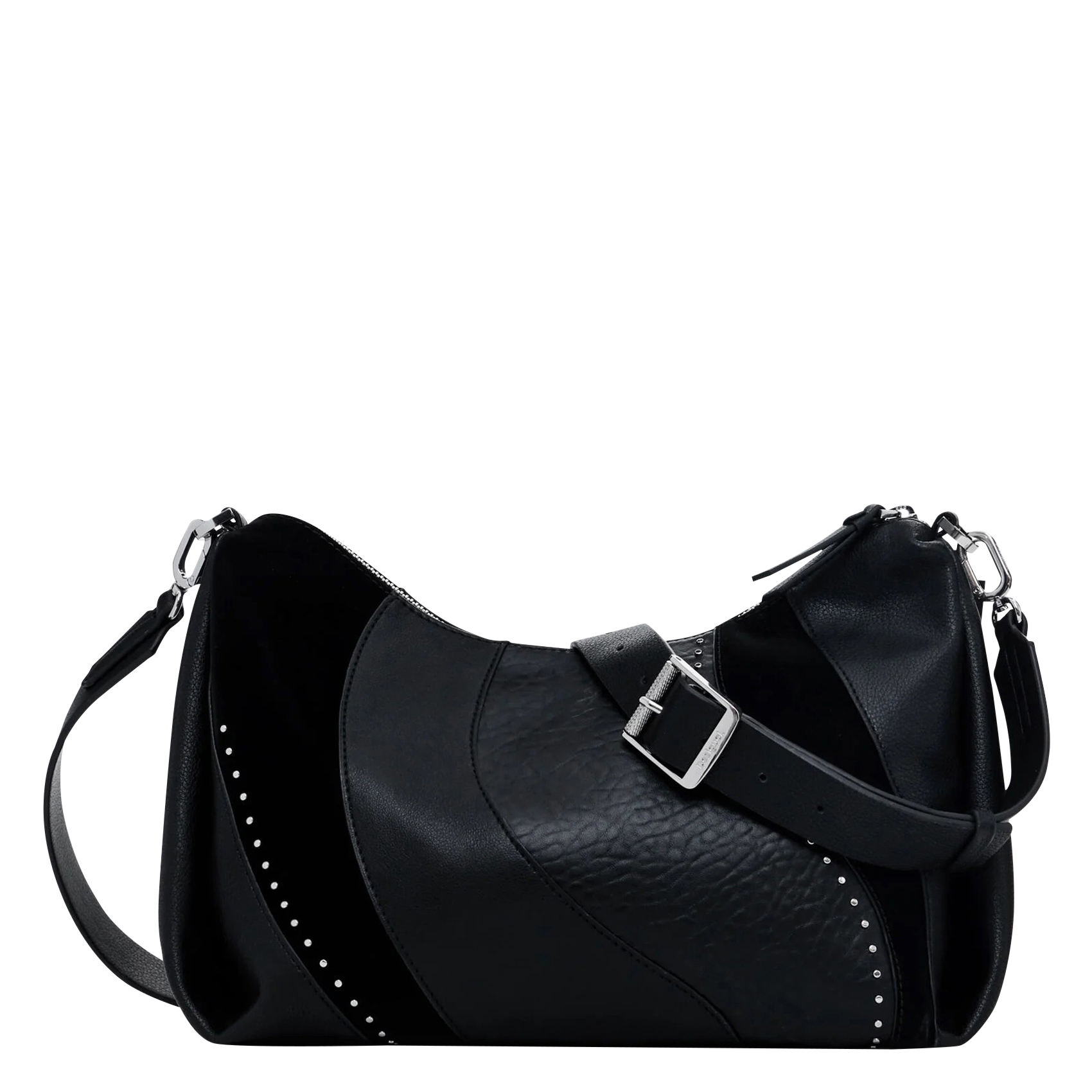 Sac à main motif vagues | Noir