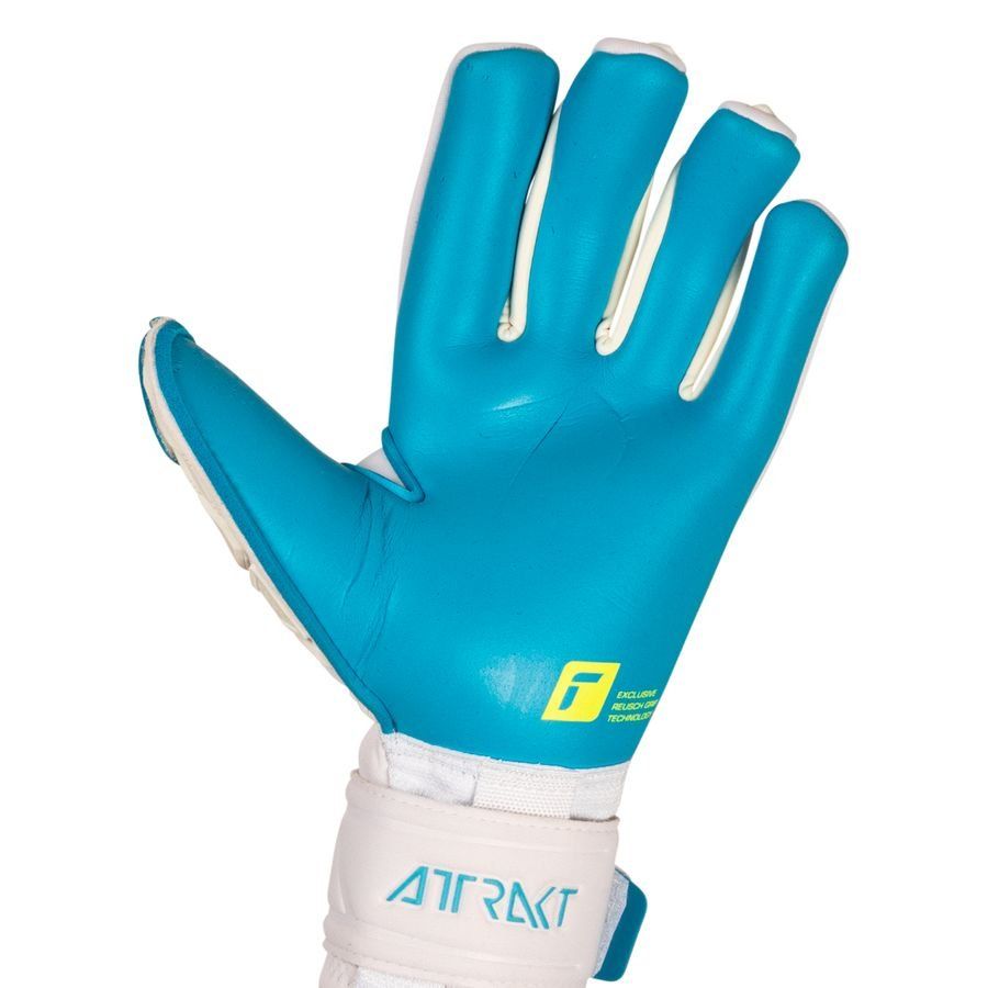 Reusch Gants de Gardien Attrakt FreeGel Windproof - Blanc/Bleu