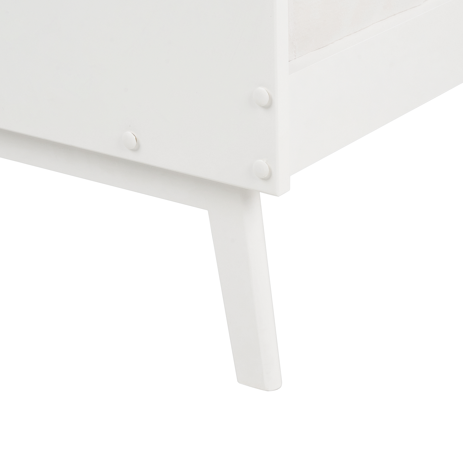 Beliani - BONNAC - Eenpersoonsbed - Wit - 90 x 200 cm - Dennenhout