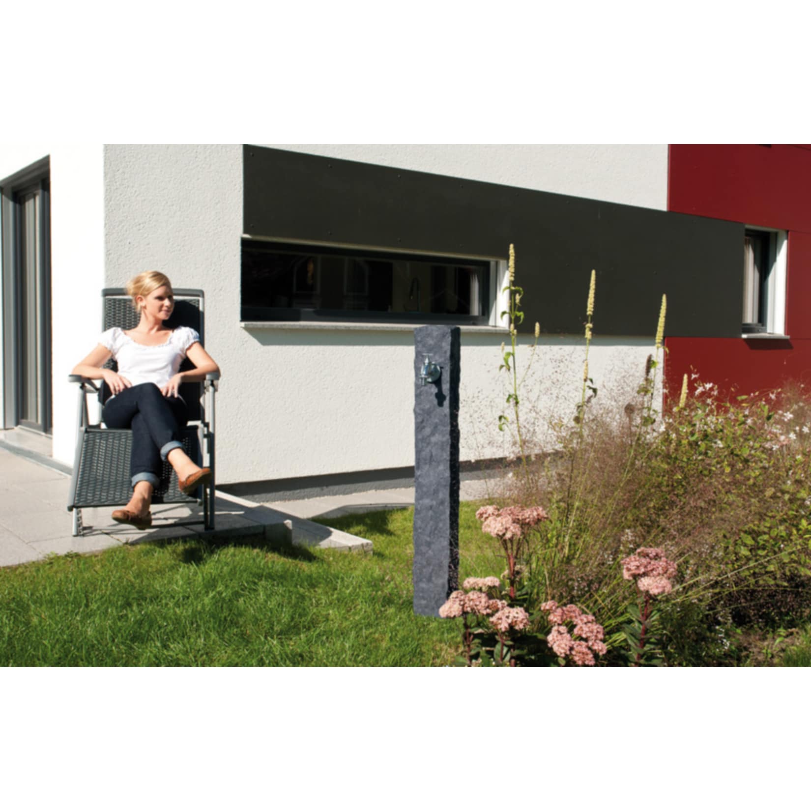 Garantia GRANIT Wasserzapfsäule darkgranite