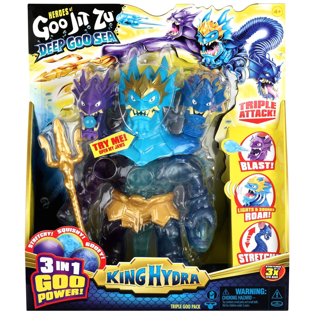 Helden von Goo Jit Zu Deep Goo Sea Triple Goo King Hydra