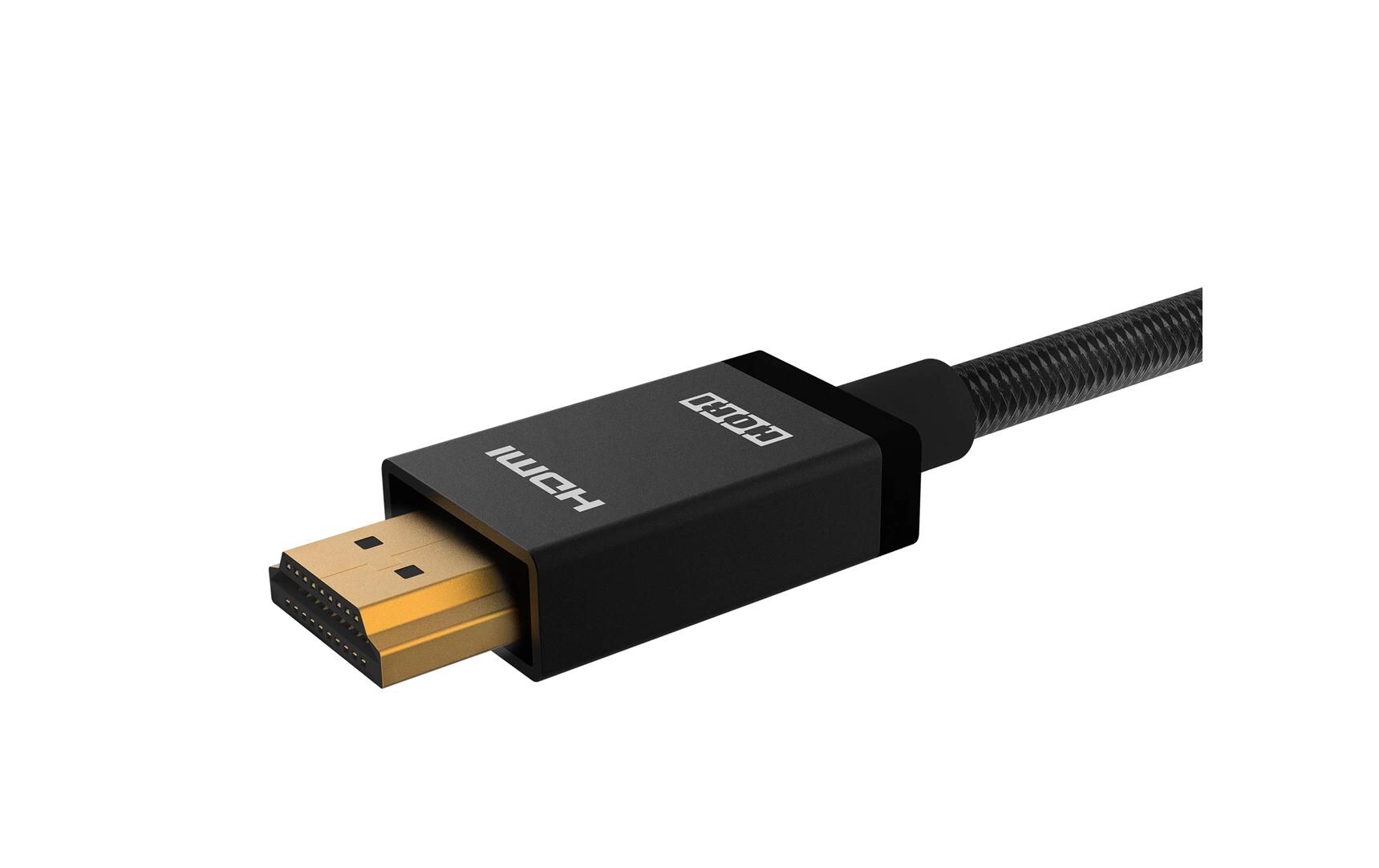 Kabel SPF-014U HDMI - HDMI, 2 mÄusserst langlebiges, geflochtenes HDMI-kabel