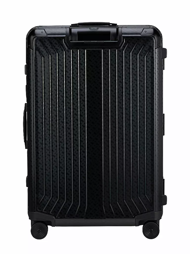 SAMSONITE Trolley BOSS SPINNER 76cm graphite monogram schwarz
