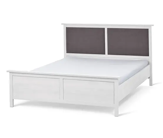 Bett mit gepolstertem Kopfteil, ca. 160 x 200 cm