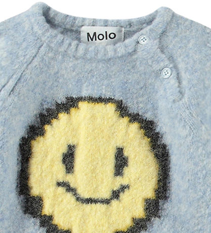 Molo Bluse - Strik - Uld - Blåss - Pixel Smiles