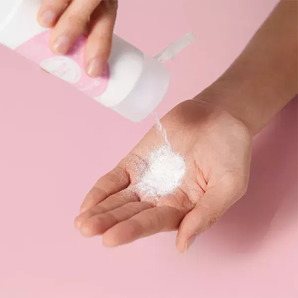 Pó esfoliante Polaar com algodão de neve