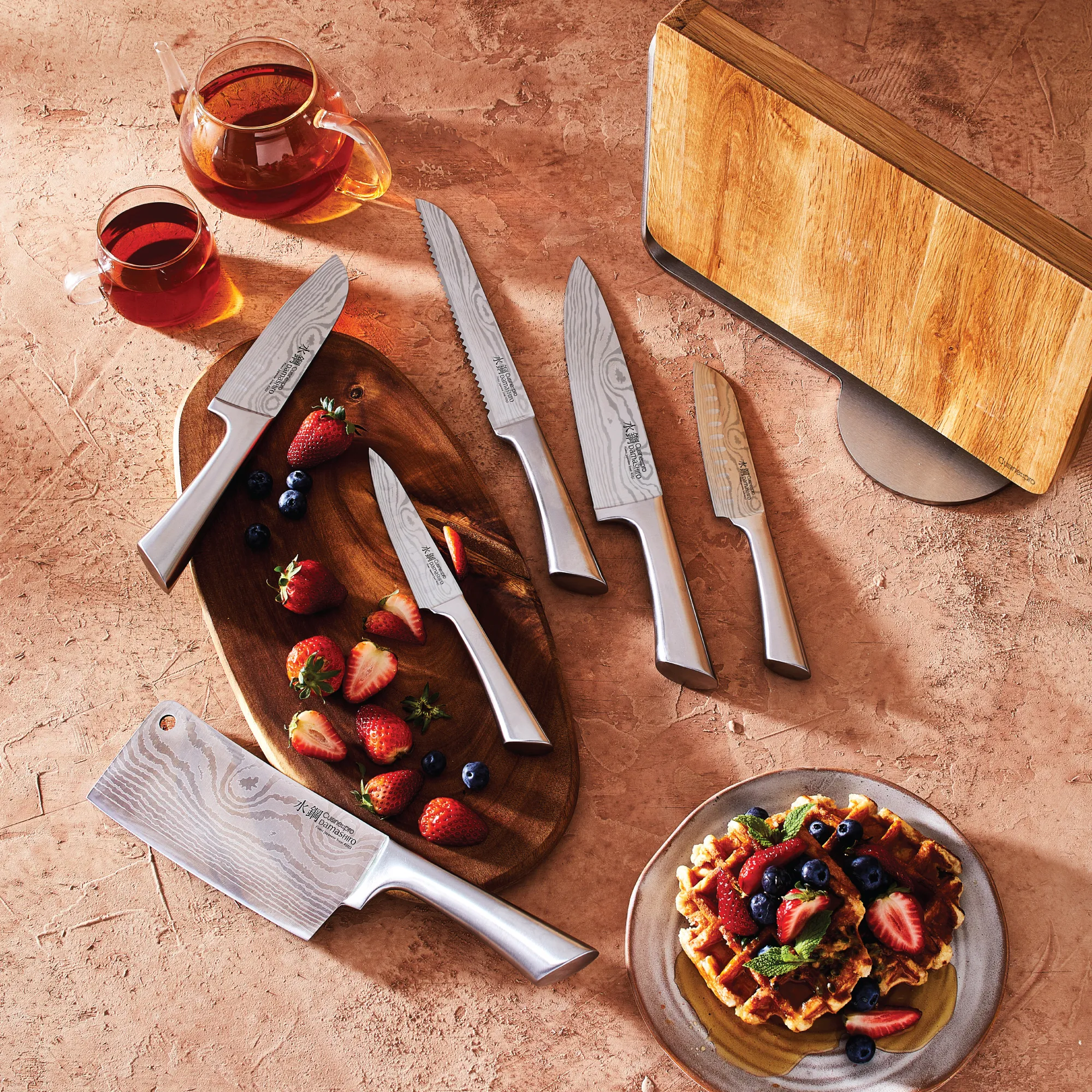 THE CUSTOM CHEF™ Damashiro® Meiyo Knivblok