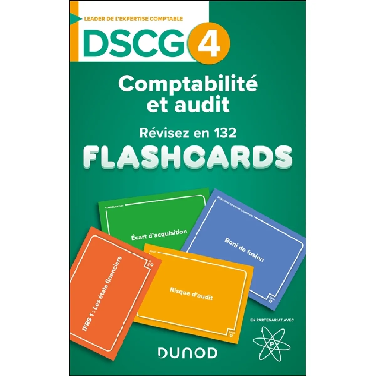 DSCG 4, comptabilité et audit : révisez en 132 flashcards