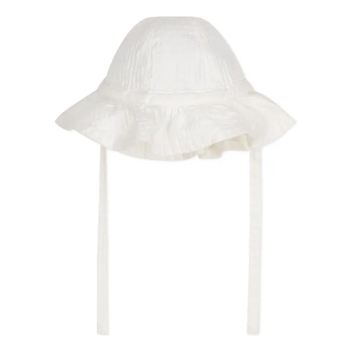Petit Bateau Chapeau Popeline Bébé | Blanc