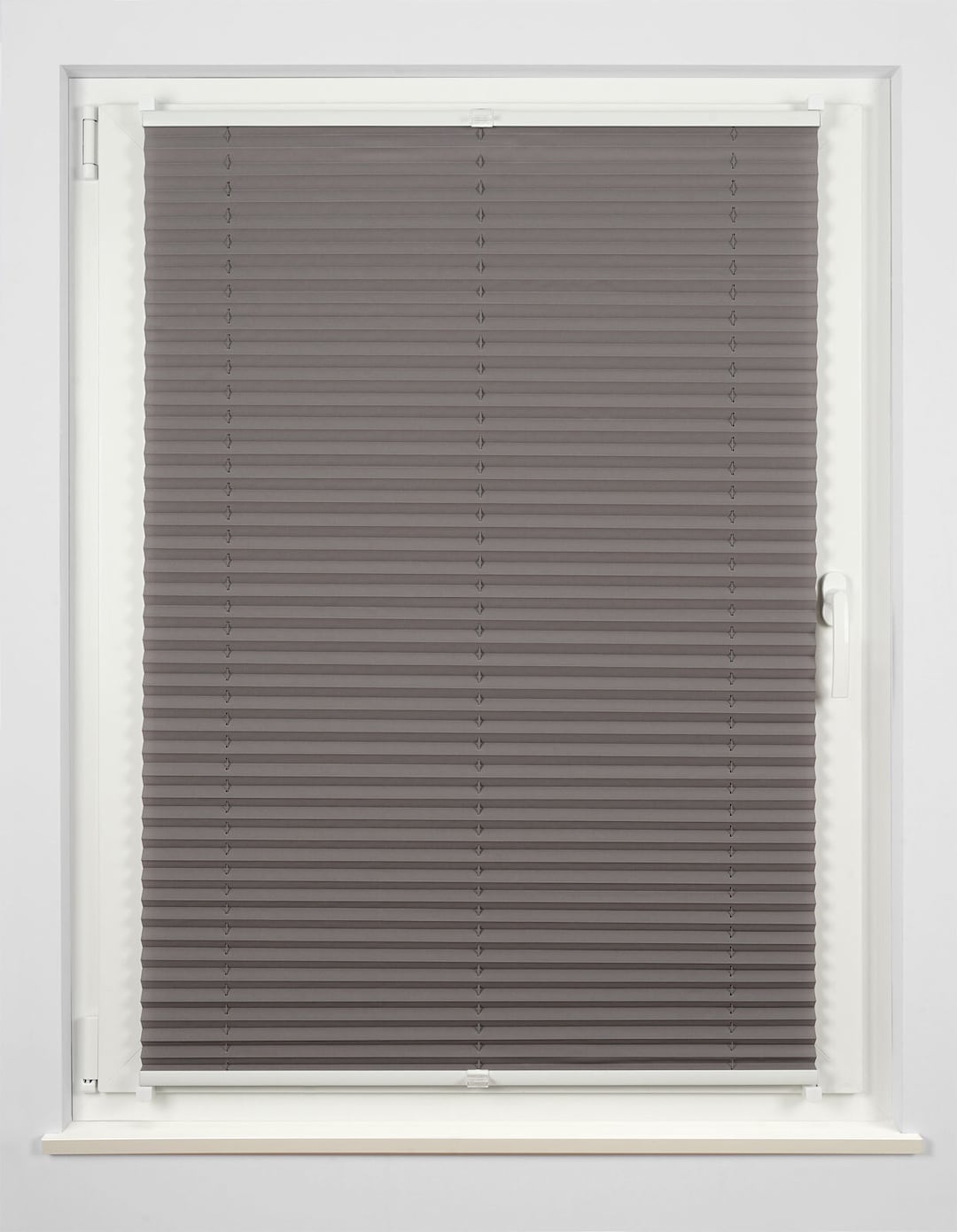 my deco Plissee 70 x 130 cm grau