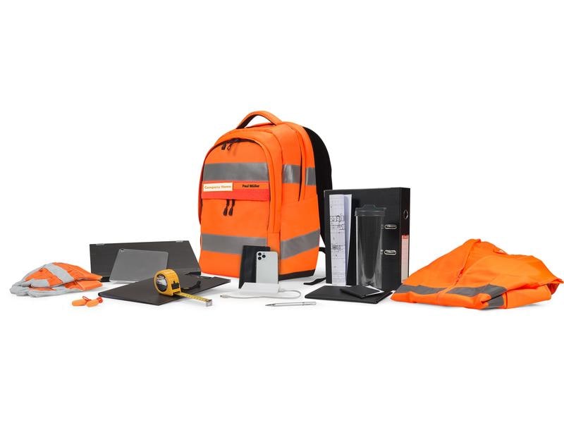 DICOTA Hi-Vis 25 l – Orange Maximale Sichtbarkeit und Arbeitssicherheit für den Outdoor-Einsatz