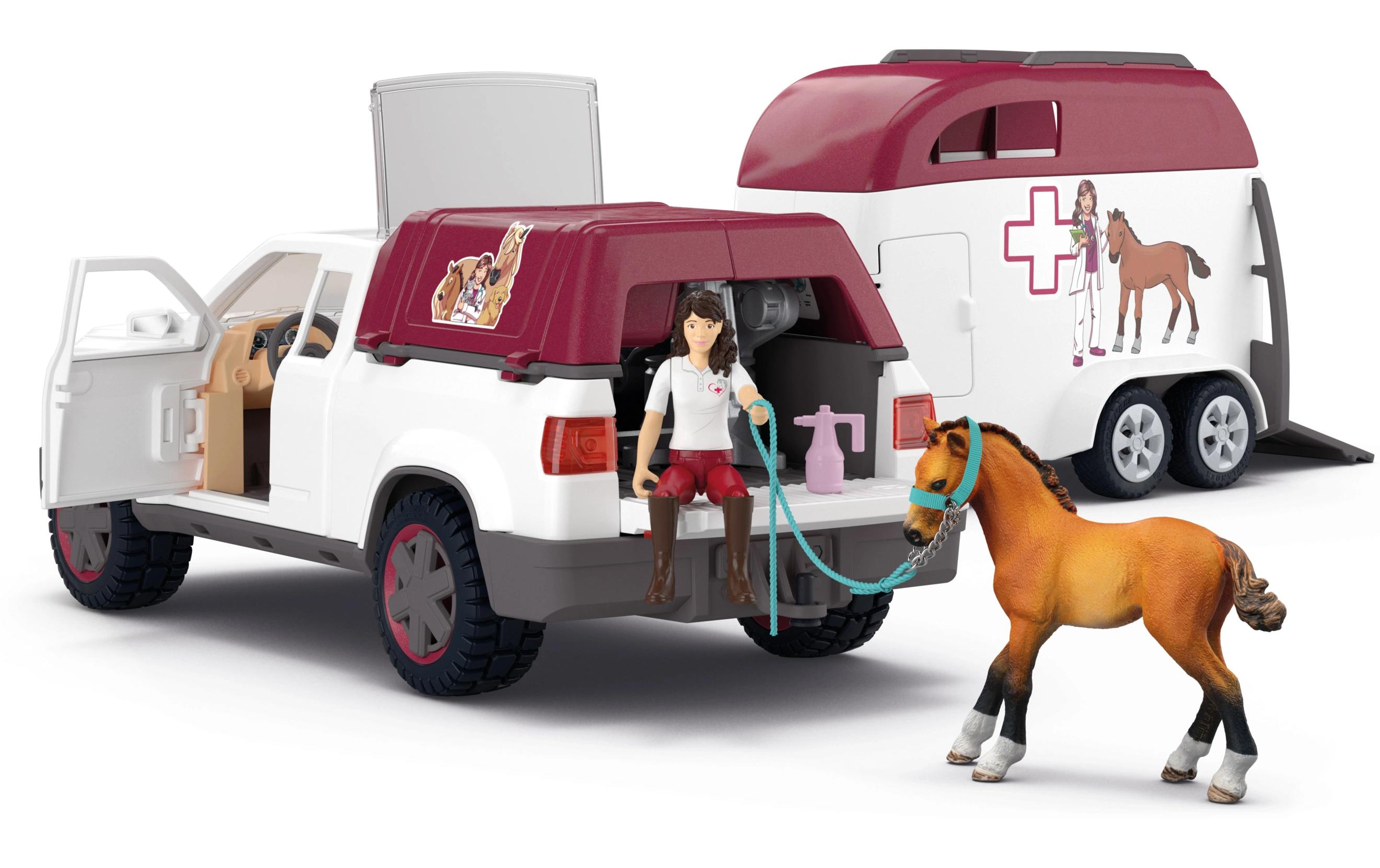 Spielfigurenset Horse Club Mobile Tierärztin mit AnhängerPlayset Tierärztin mit mobilem Anhänger