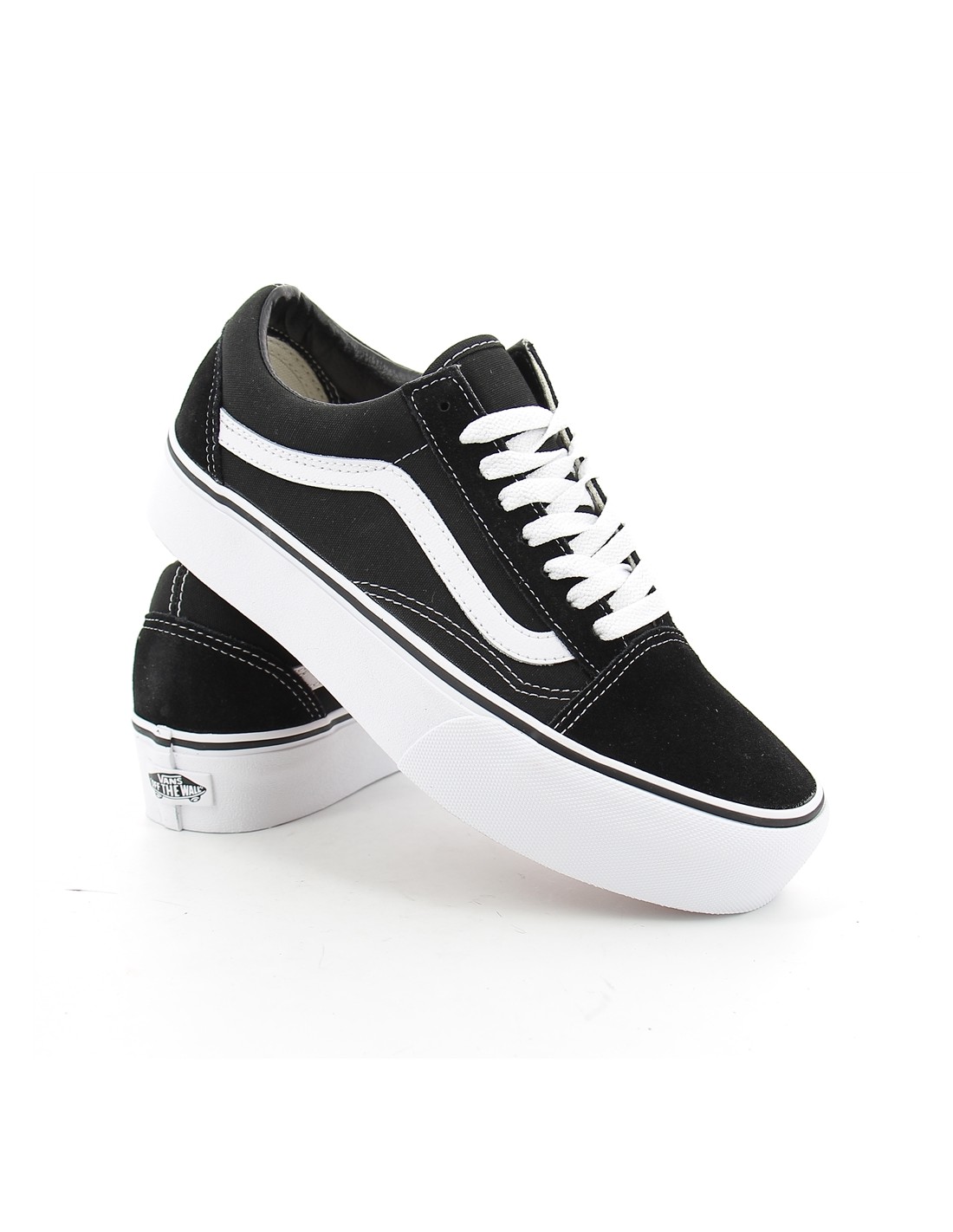 vans Sneakers compensées femme ua old skool platform noir