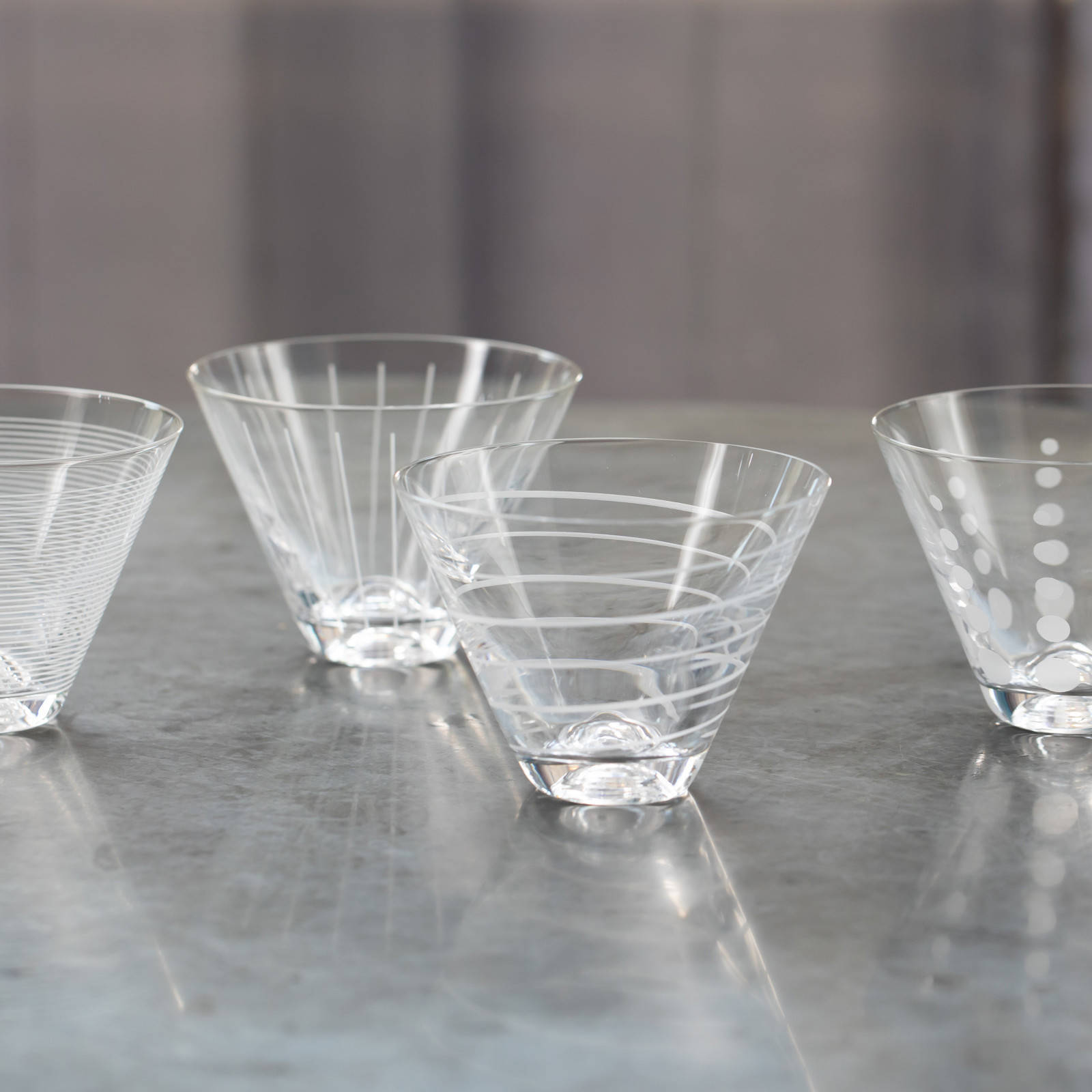 Mikasa waterglas / ijscoupe (400 ml) (set van 4)