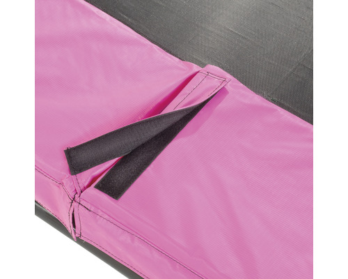 EXIT Silhouette Ground trampoline met veiligheidsnet, Ø 183 cm, roze