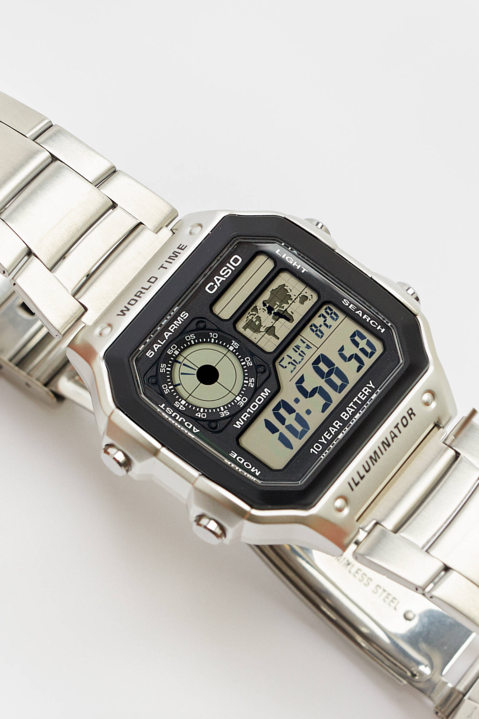 Relógio digital CASIO AE-1200WHD-1AVEF - Cinza