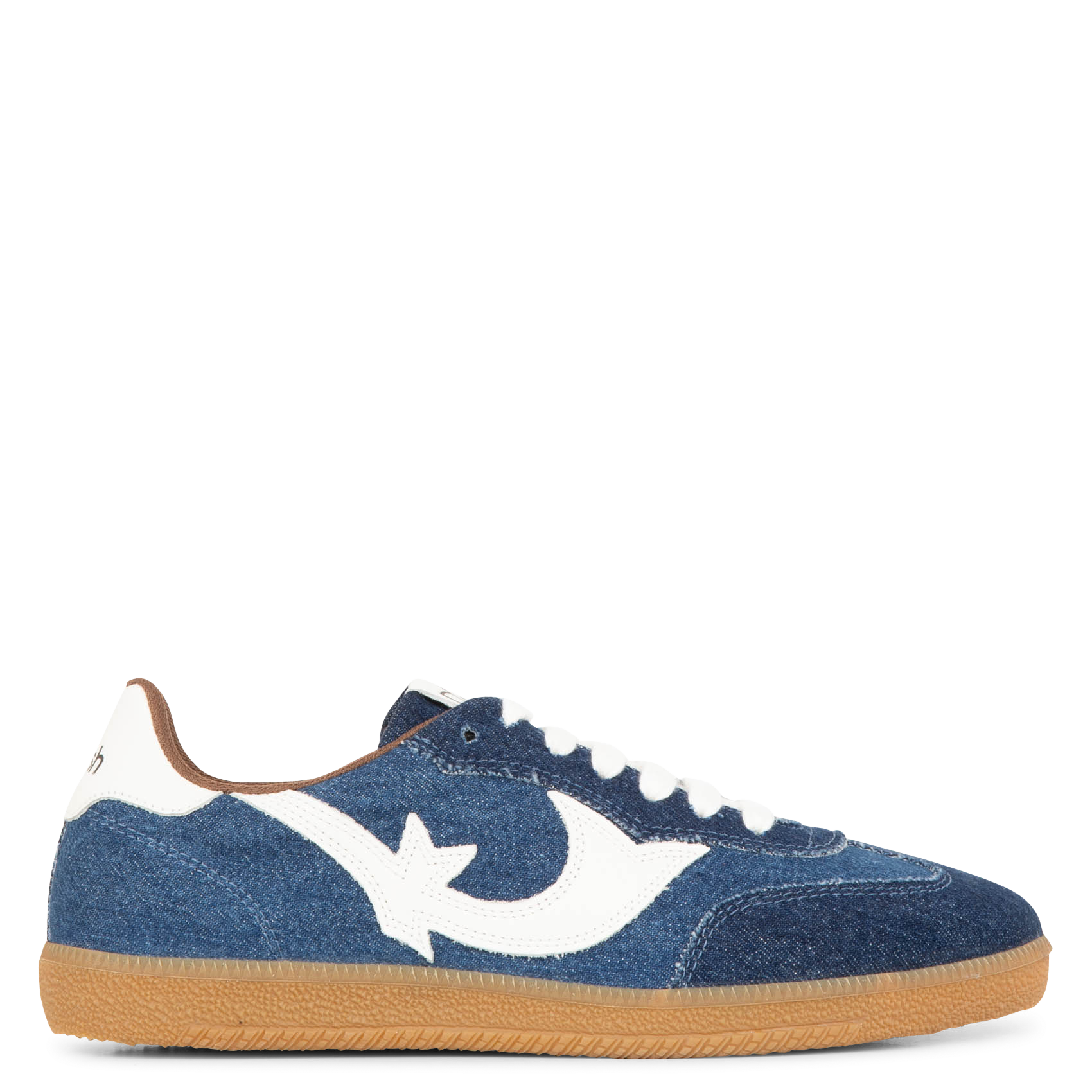 CREW - Baskets basse en cuir | Bleu