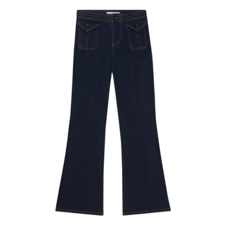 Vanessa Bruno Jean Flare Nano | Bleu indigo