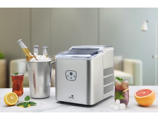 SENYA - Machine à glaçons 1.6l – 12kg par jour – ecran led - ice coo...