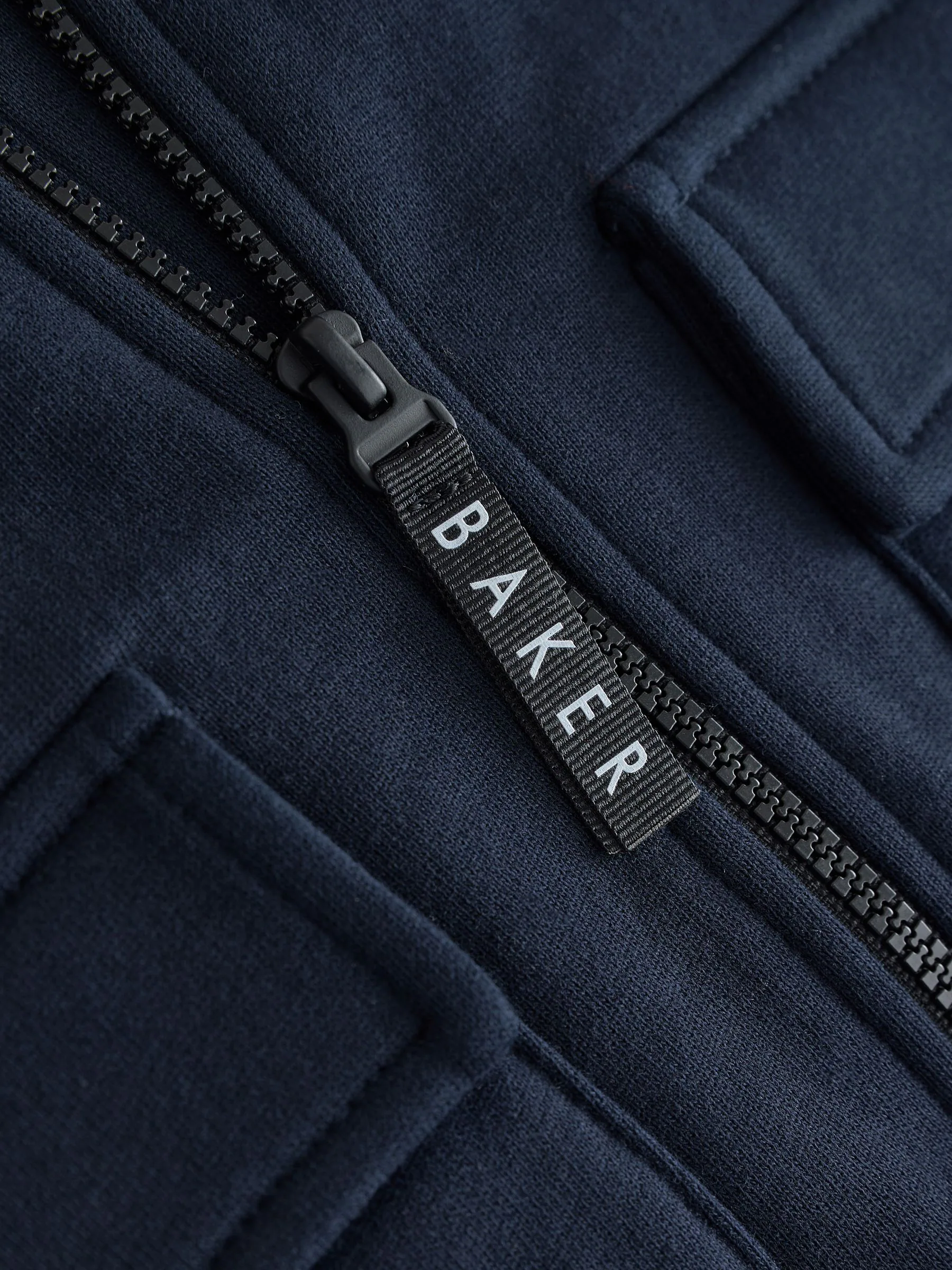 Marineblauw - Baker by Ted Baker Bomber Jacket, T-Shirt and Joggers 3 Piece Set