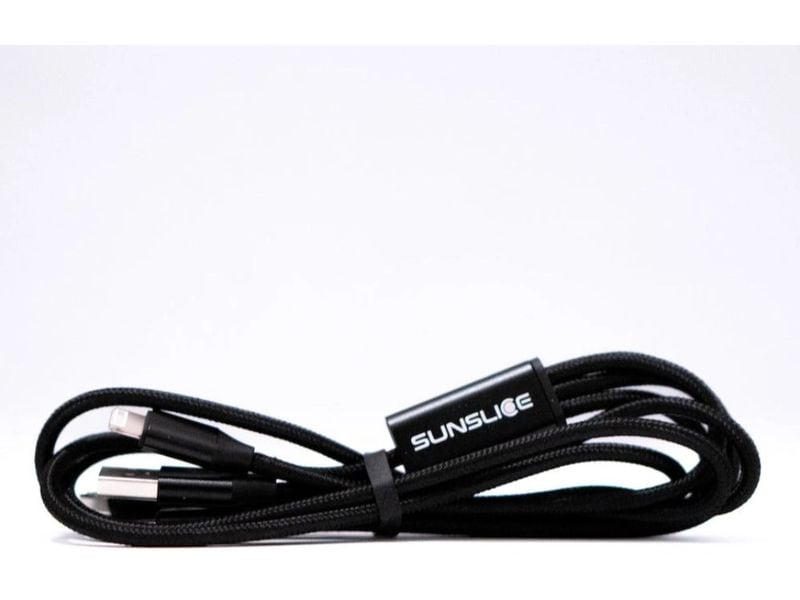 SunSlice Trident Kabel USB - Lightning/Micro-USB A/USB C 1 3-in-1 Ladekabel mit USB-C, Lightning und Micro-USB Anschlüssen