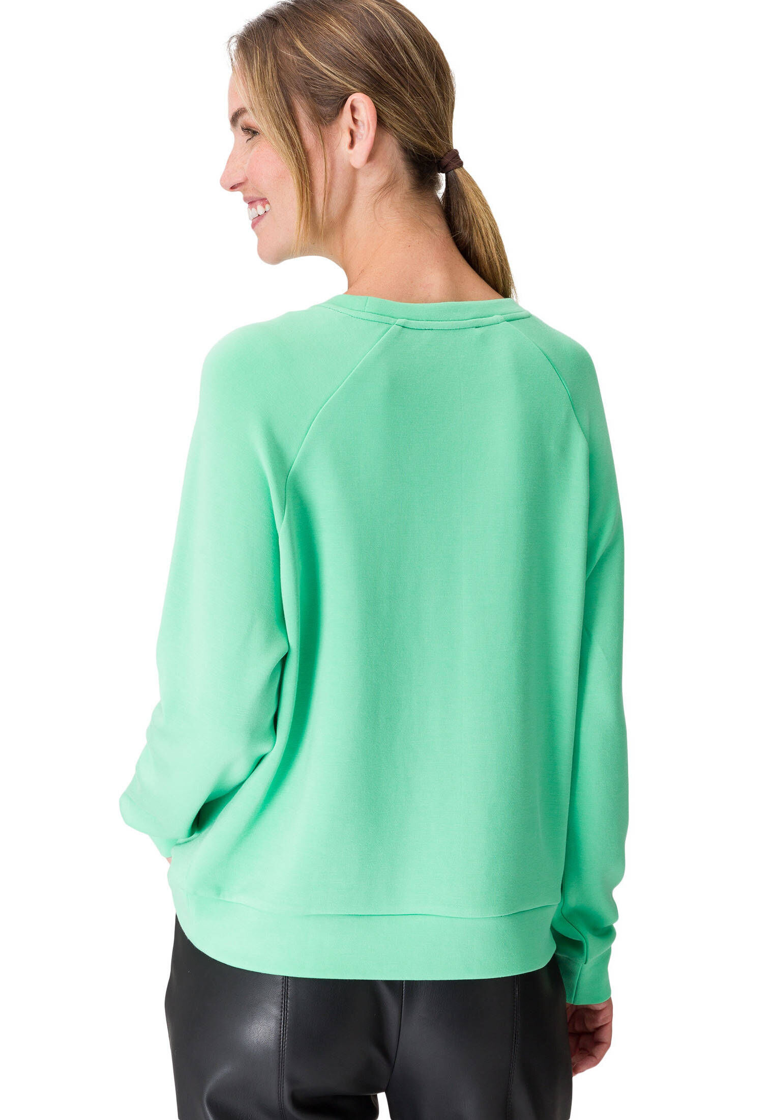 zero| Damen Sweatshirt mit Glitzersteinchen